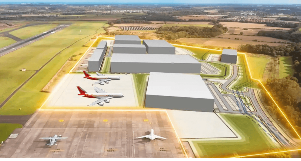 New name unveiled for large cargo development at Newcastle Airport