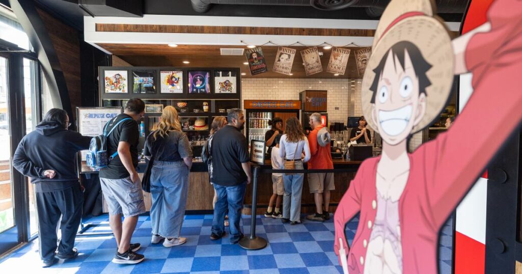 The anime -themed coffee restaurant is opened in Little Tokyo