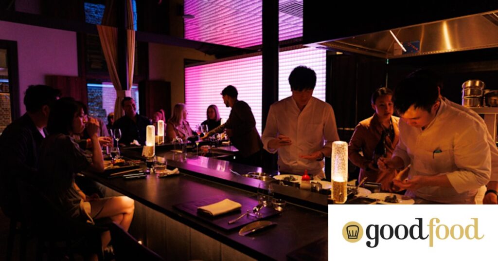 Garaku Kaiseki Restaurant at City Hall 48 is straight from BLADERUNNER